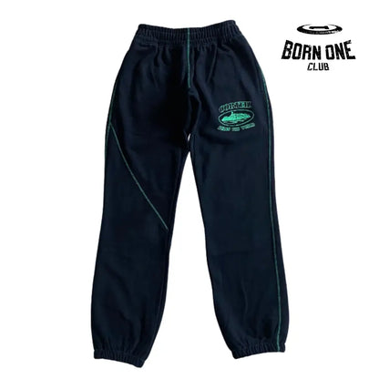 Calça Corteiz Alcatraz Jogging P / Verde