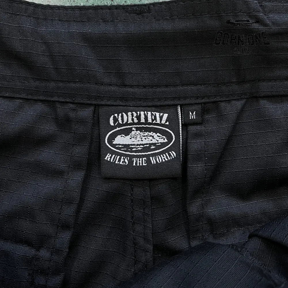 Calça Corteiz Black/Black Logo