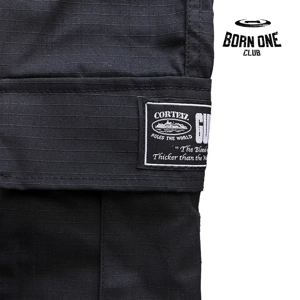 Calça Corteiz Black/Black Logo