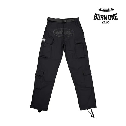 Calça Corteiz Black/Black Logo