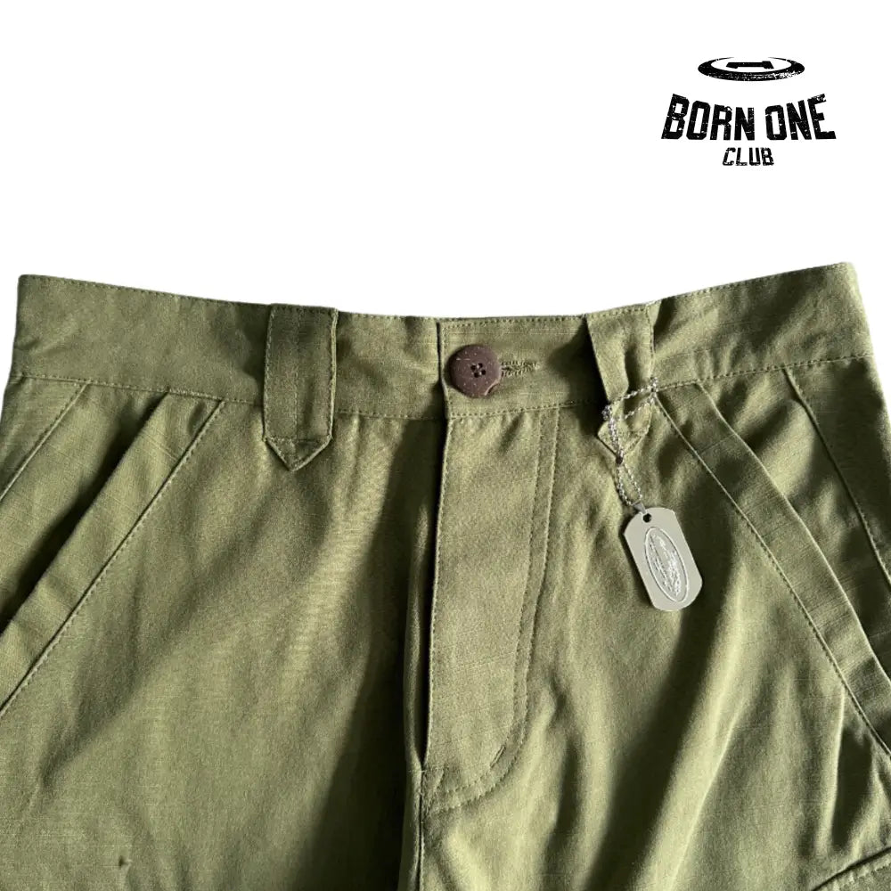 Calça Corteiz Slant Pocket Military Green Bottoms