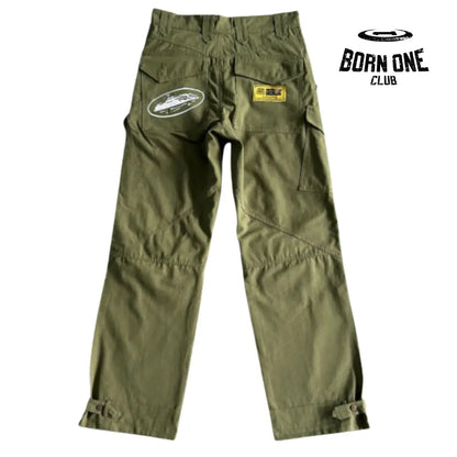 Calça Corteiz Slant Pocket Military Green Bottoms
