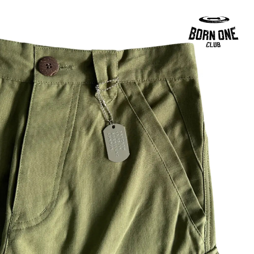 Calça Corteiz Slant Pocket Military Green Bottoms