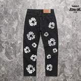 Calça Denim Tears x Levi’s Cotton Wreath Jeans Black