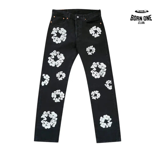 Calça Denim Tears x Levi’s Cotton Wreath Jeans Black