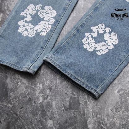 Calça Denim Tears x Levi’s Cotton Wreath Jeans Ligh Wash