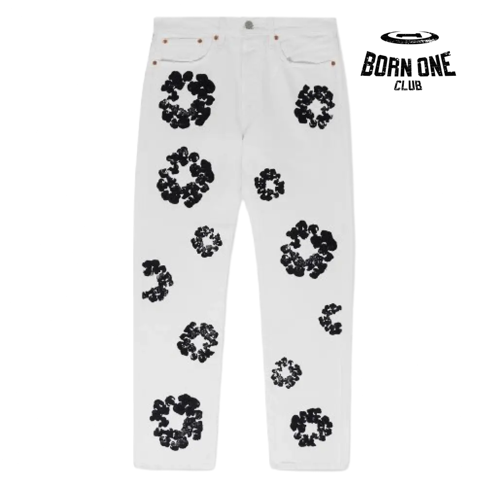 Calça Denim Tears x Levi’s Jeans Branco Calça