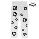 Calça Denim Tears x Levi’s Jeans Branco Calça