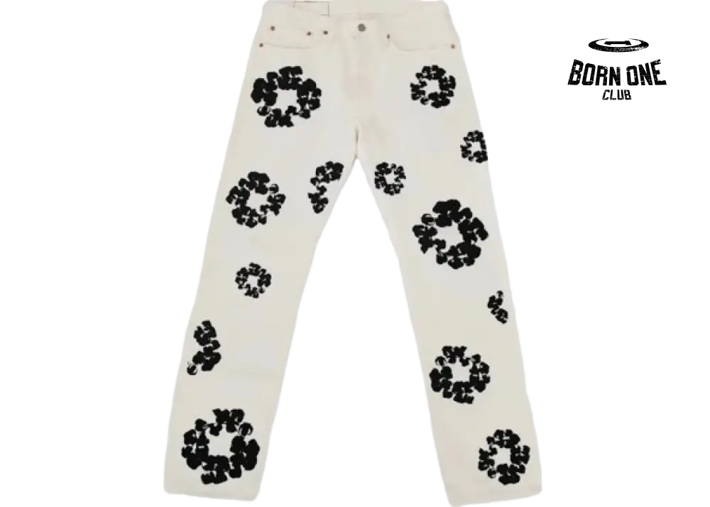 Calça Denim Tears x Levi’s Jeans Branco Calça
