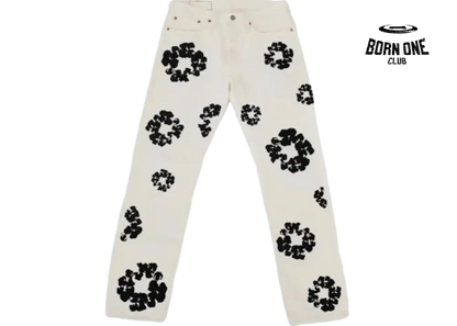 Calça Denim Tears x Levi’s Jeans Branco Calça