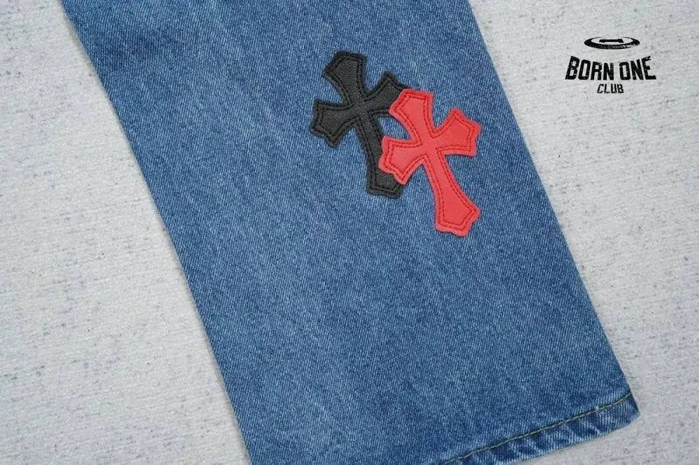 Calça Jeans Chrome Hearts