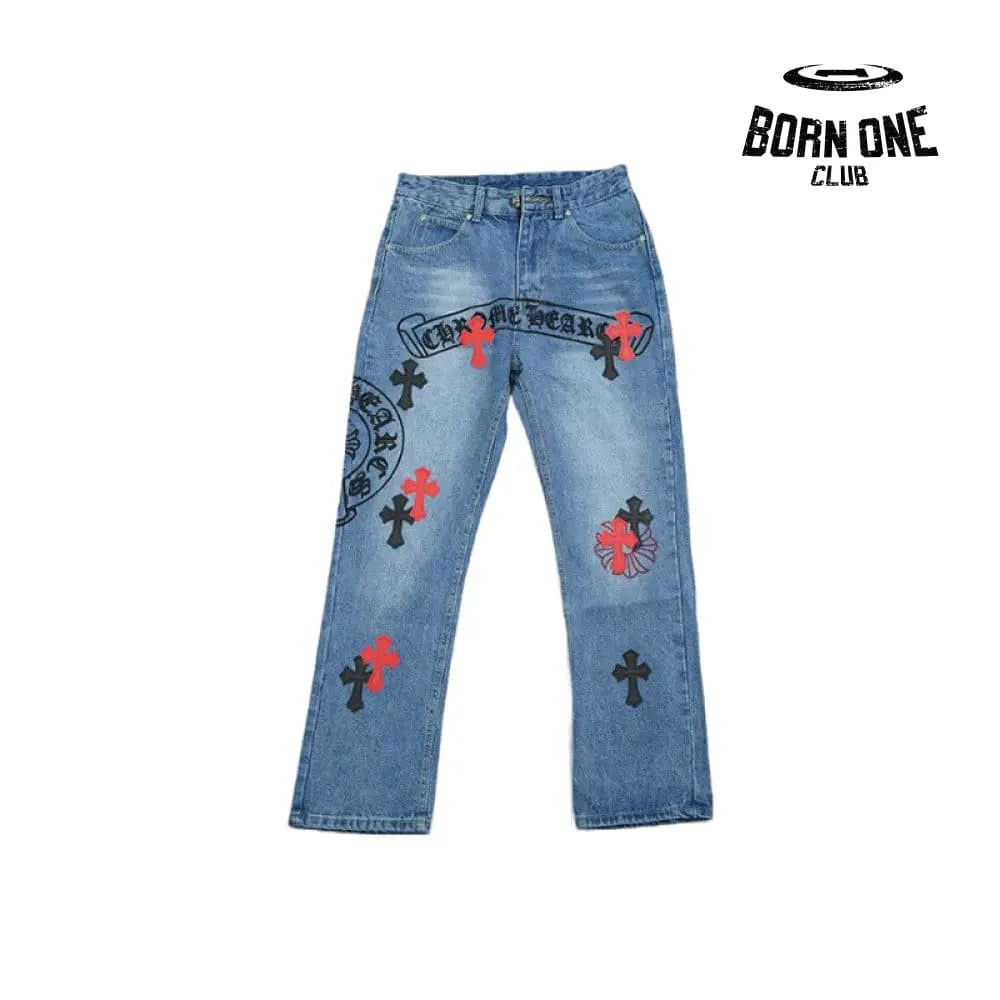 Calça Jeans Chrome Hearts