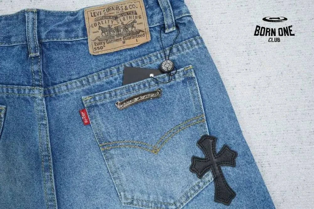 Calça Jeans Chrome Hearts