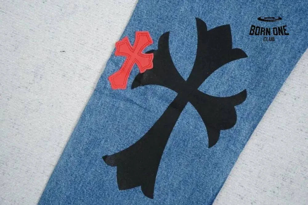 Calça Jeans Chrome Hearts
