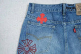 Calça Jeans Chrome Hearts