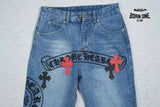 Calça Jeans Chrome Hearts