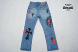 Calça Jeans Chrome Hearts
