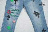 Calça Jeans Chrome Hearts Sex