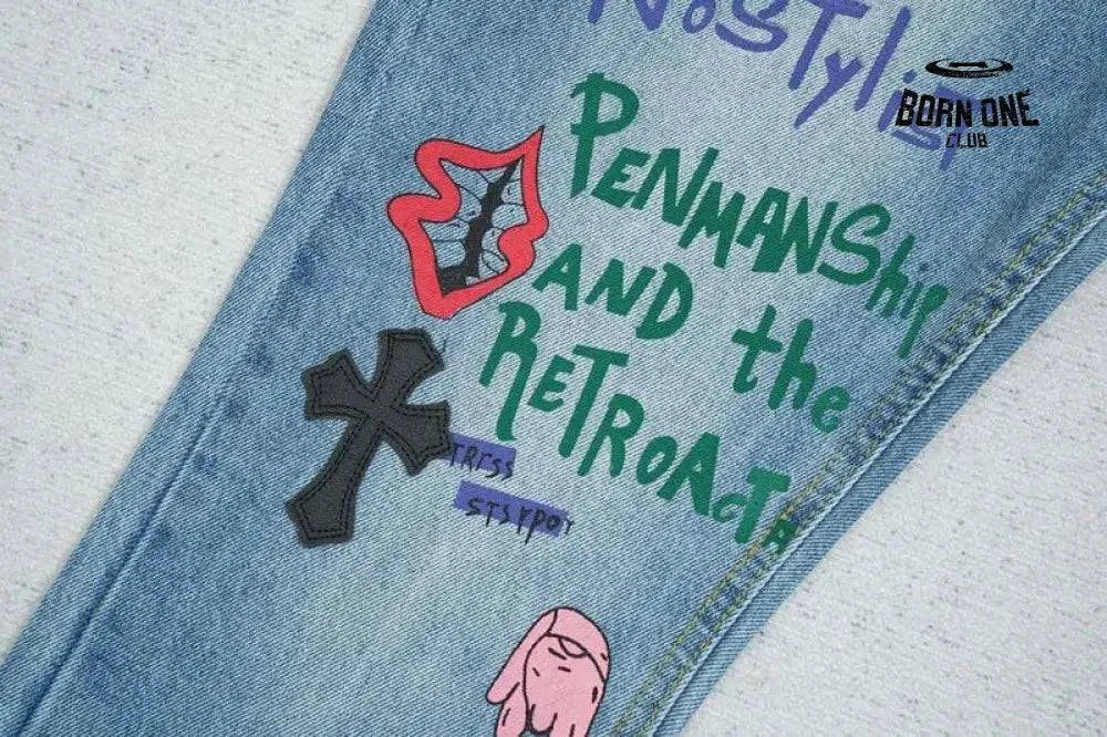 Calça Jeans Chrome Hearts Sex