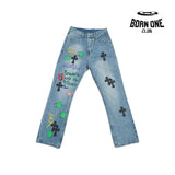 Calça Jeans Chrome Hearts Sex