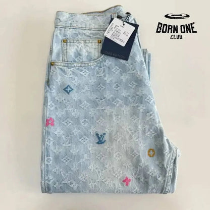 Calça Louis Vuitton by Tyler the Creator Monogram Denim