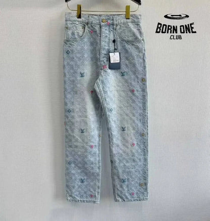 Calça Louis Vuitton by Tyler the Creator Monogram Denim