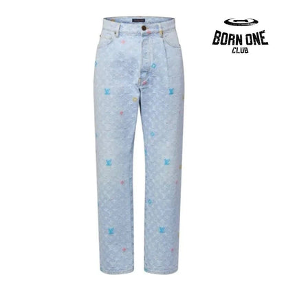 Calça Louis Vuitton by Tyler the Creator Monogram Denim