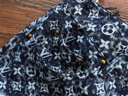 Calça Louis Vuitton Monogram Denim