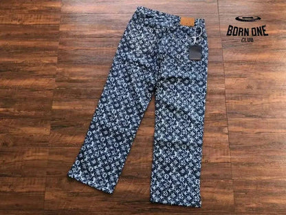 Calça Louis Vuitton Monogram Denim