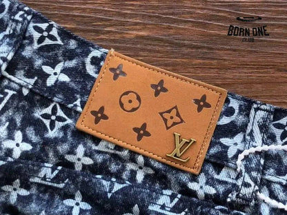 Calça Louis Vuitton Monogram Denim