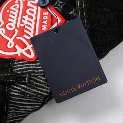 Calça Louis Vuitton x Nigo Monogram Patchwork Denim