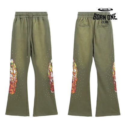 Calça Moletom Who Decides Flare