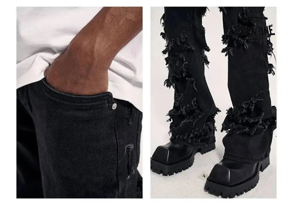 Calça ripped black