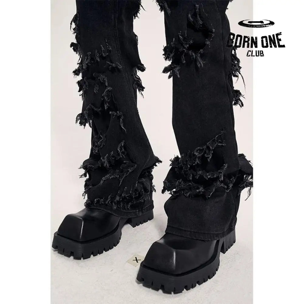Calça ripped black