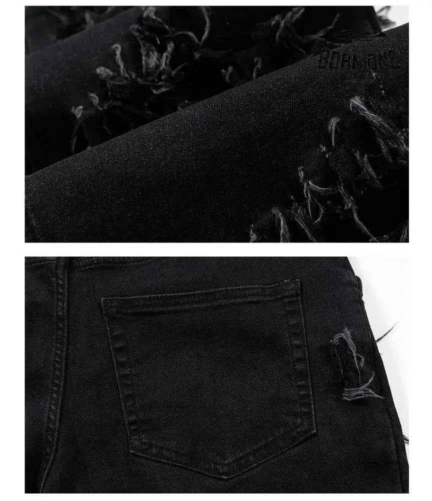 Calça ripped black
