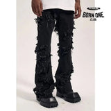 Calça ripped black
