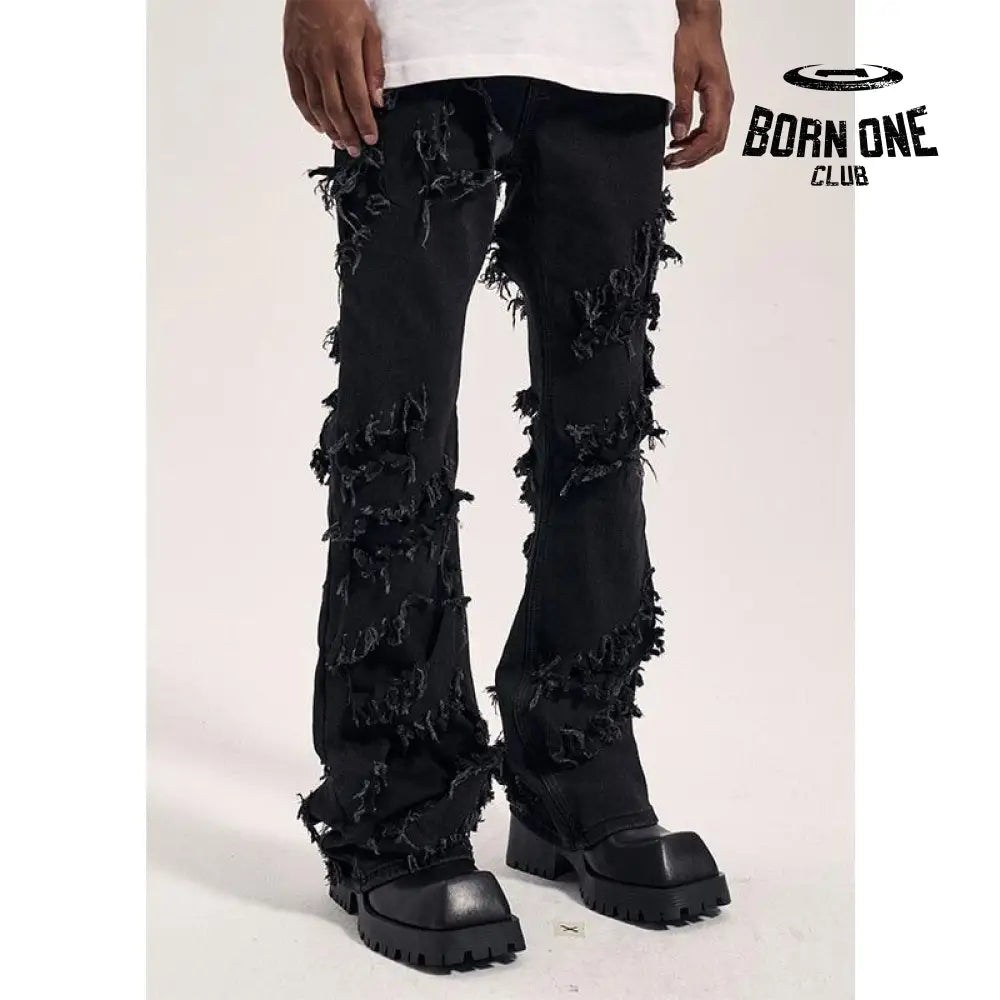 Calça ripped black