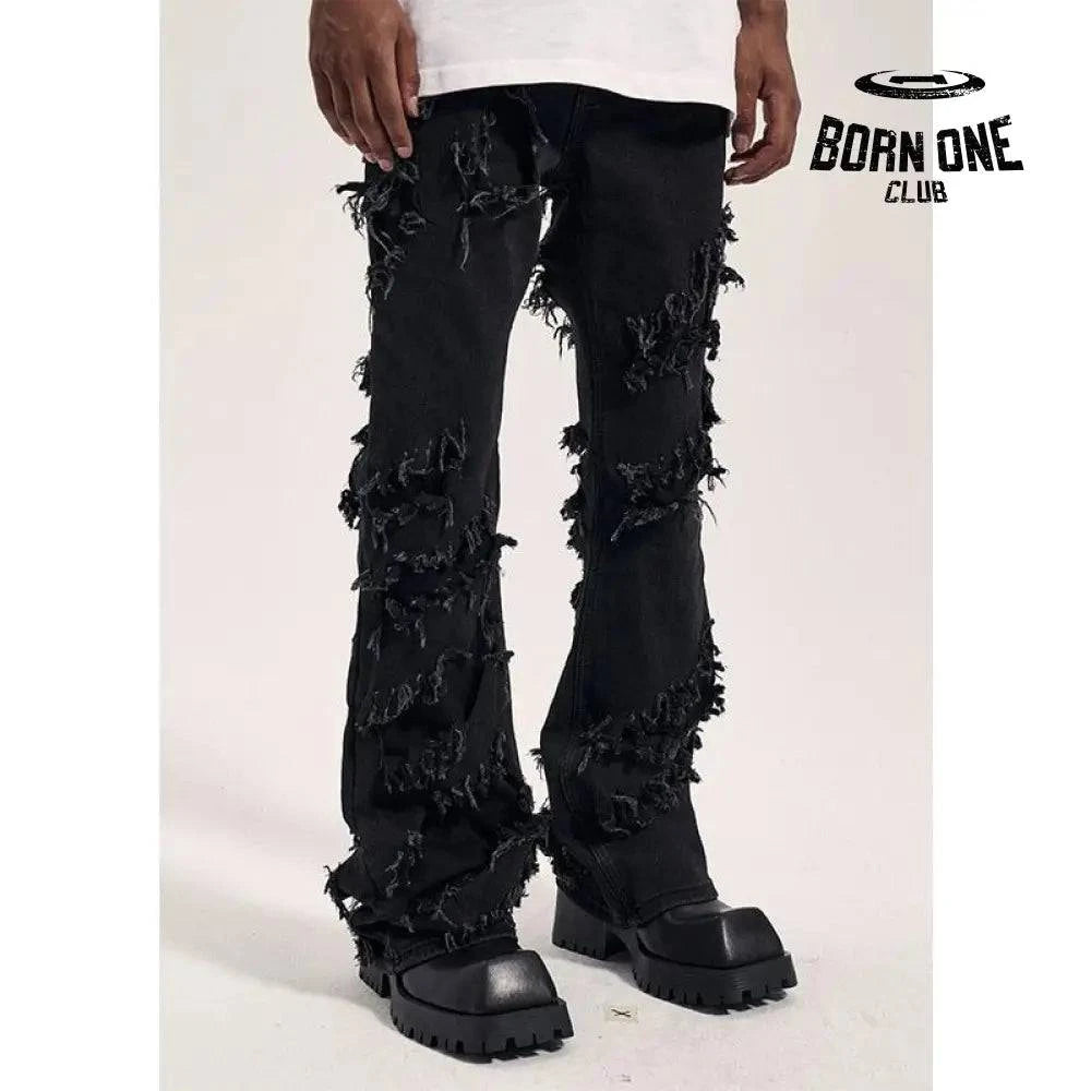 Calça ripped black