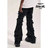 Calça ripped black