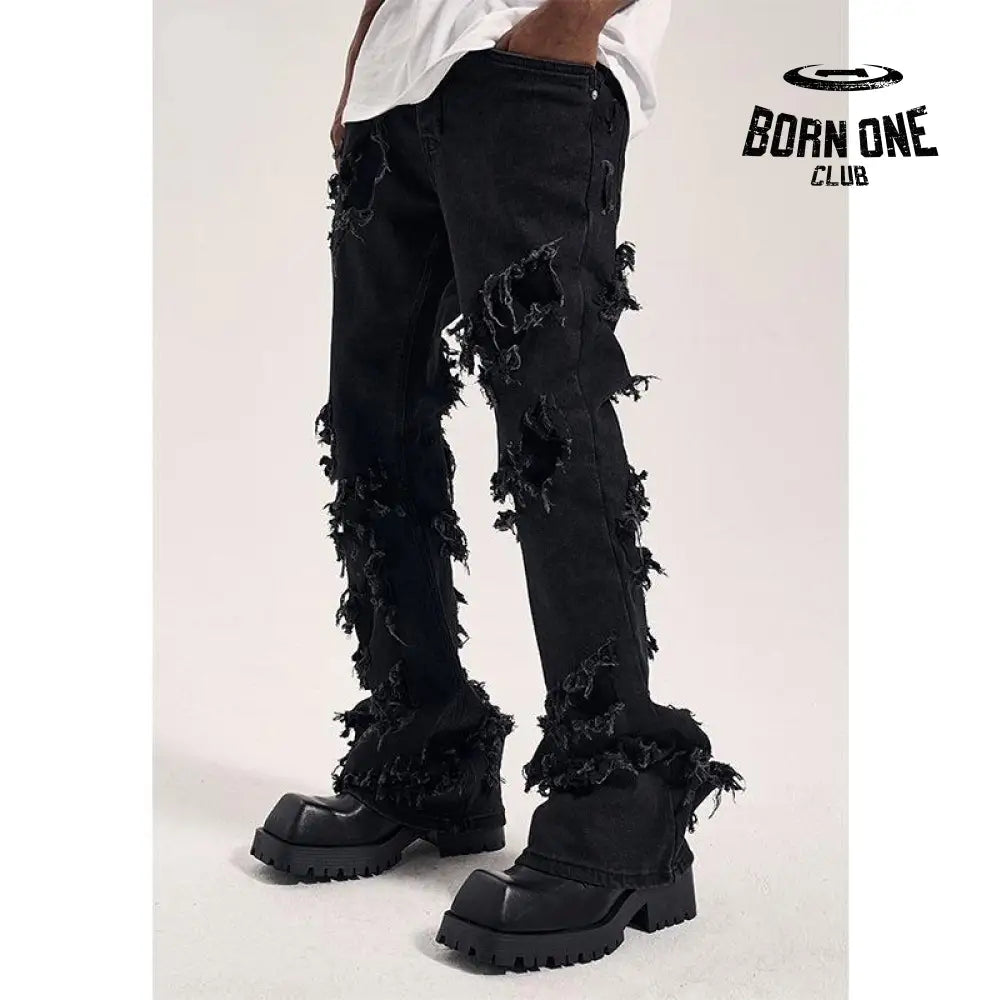 Calça ripped black