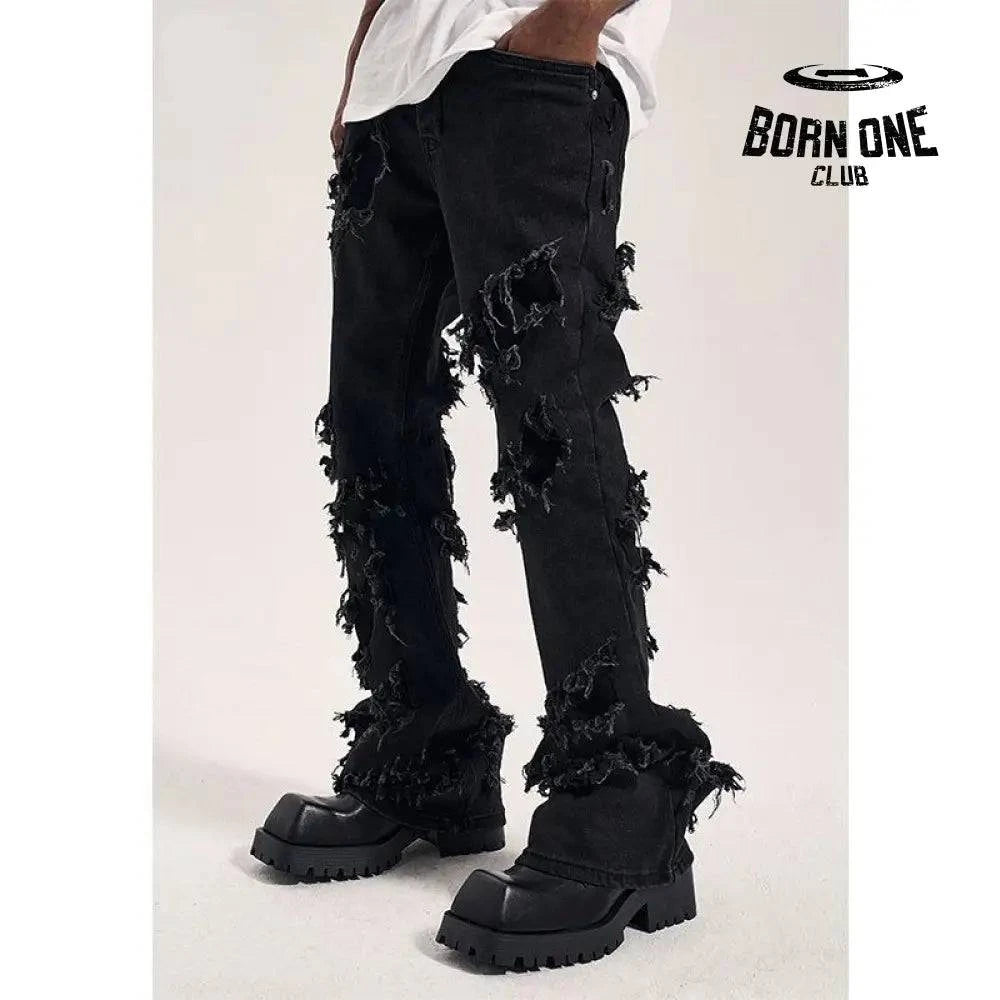 Calça ripped black