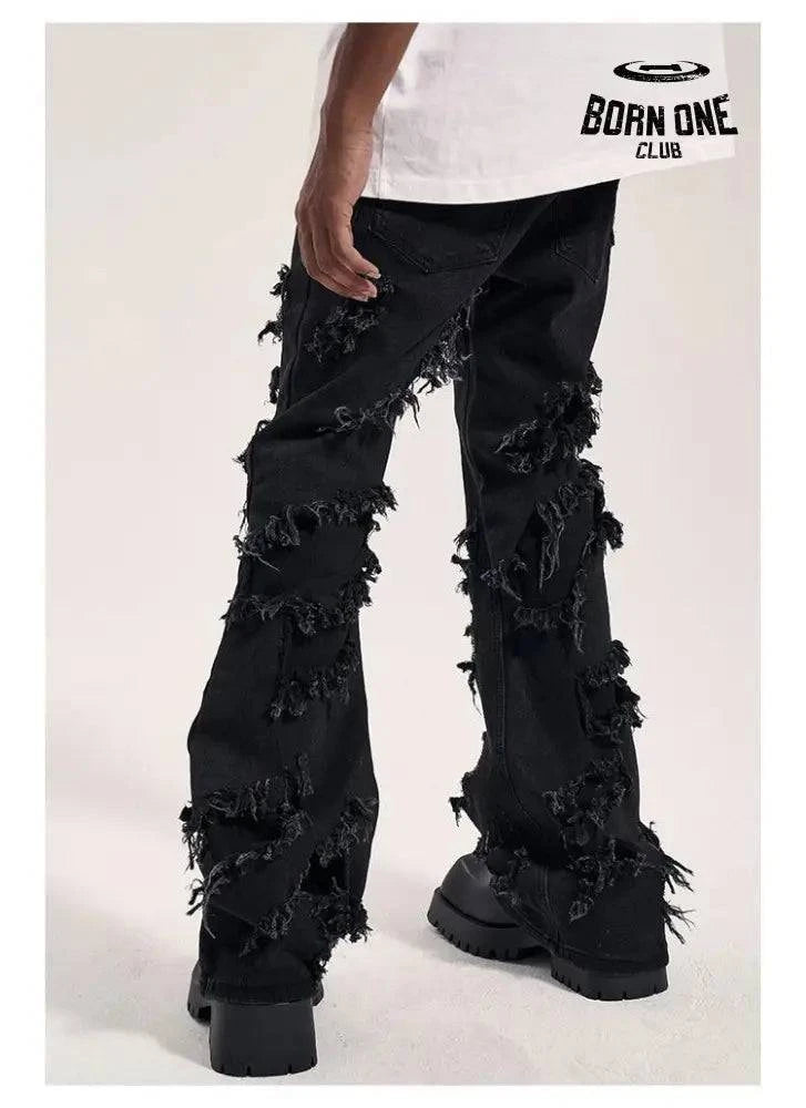 Calça ripped black