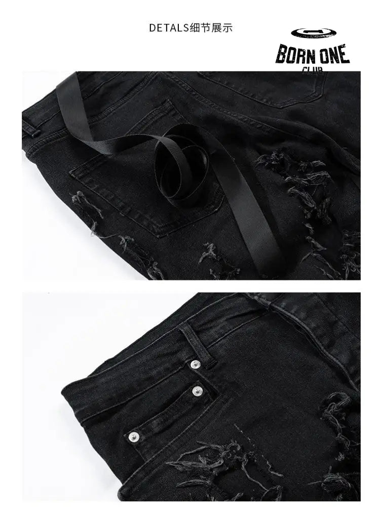 Calça ripped black