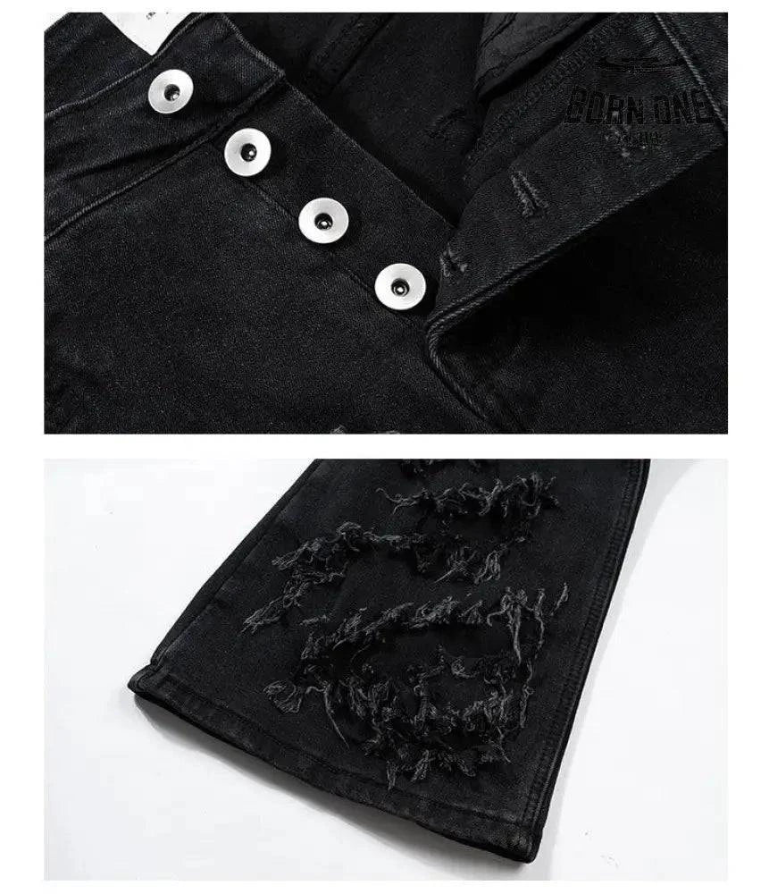 Calça ripped black