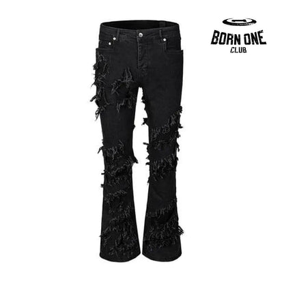 Calça ripped black Black / M