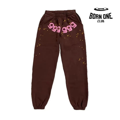 Calça Sp5der Angel Number Brown