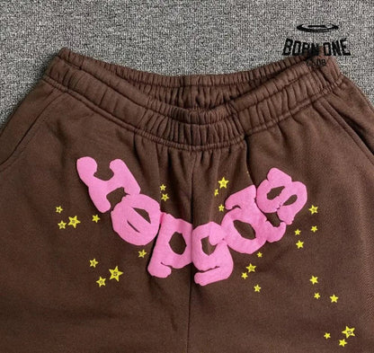 Calça Sp5der Angel Number Brown