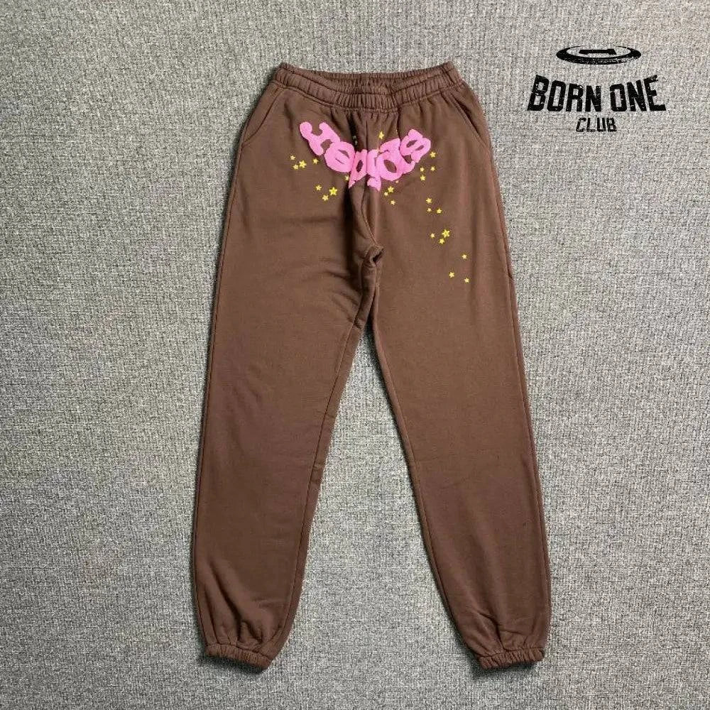 Calça Sp5der Angel Number Brown