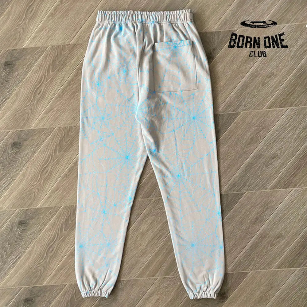Calça Sp5der Grey and Blue
