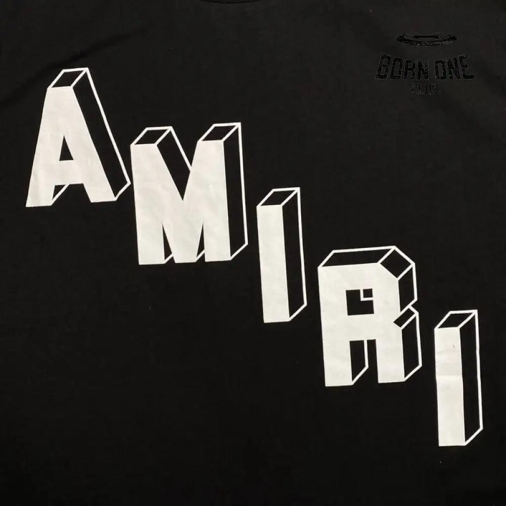 Camiseta Amiri Hockey Skater Preto